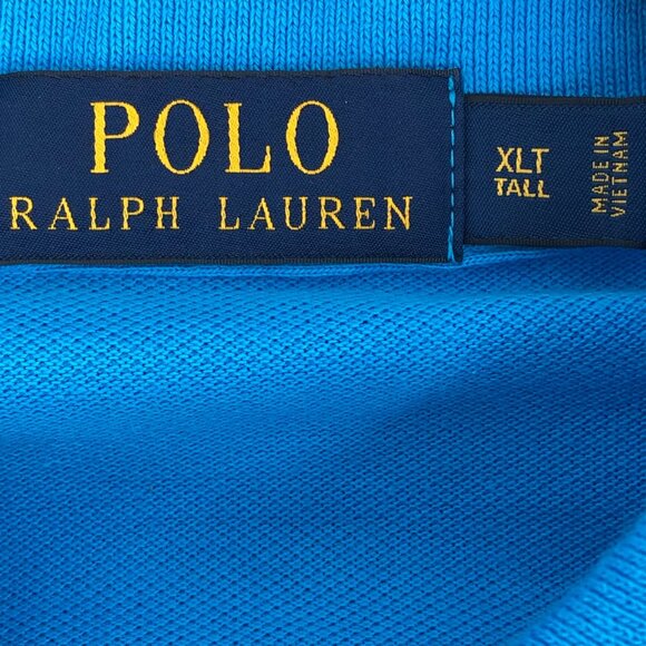 Polo by Ralph Lauren Blue Short Sleeve Polo Shirt | Size XL - Picture 3 of 6